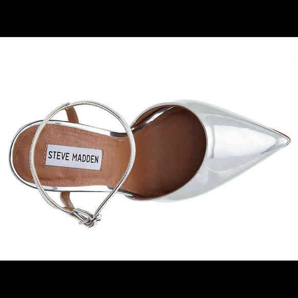 Steve Madden pizzel silver pump - Picture 3 of 8